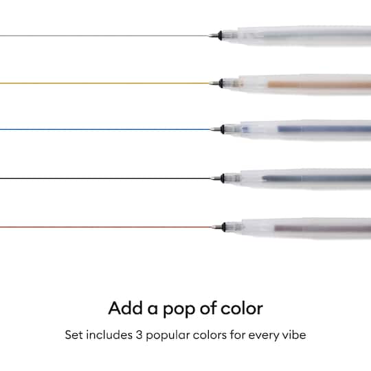 Cricut® 0.8mm Glitter Gel Pens, 3ct. with Adapter